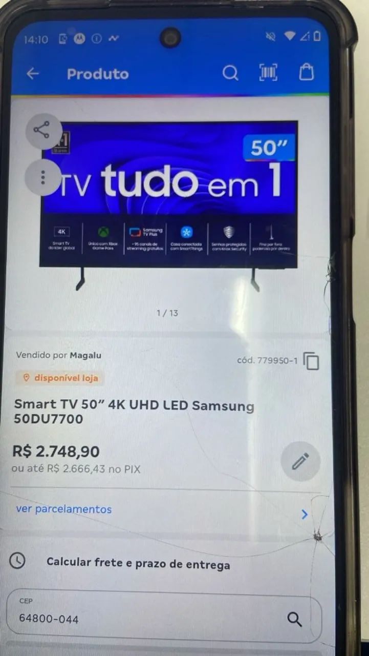 TV Samsung Crystal UHD 4K 50 polegadas - Foto 3