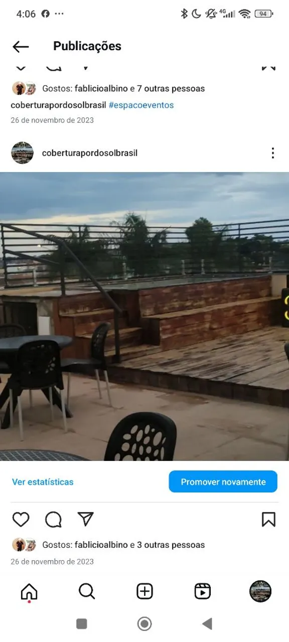 Alugo Cobertura com Piscina para Fins comercial Espaço de Bronze Pilates Studio