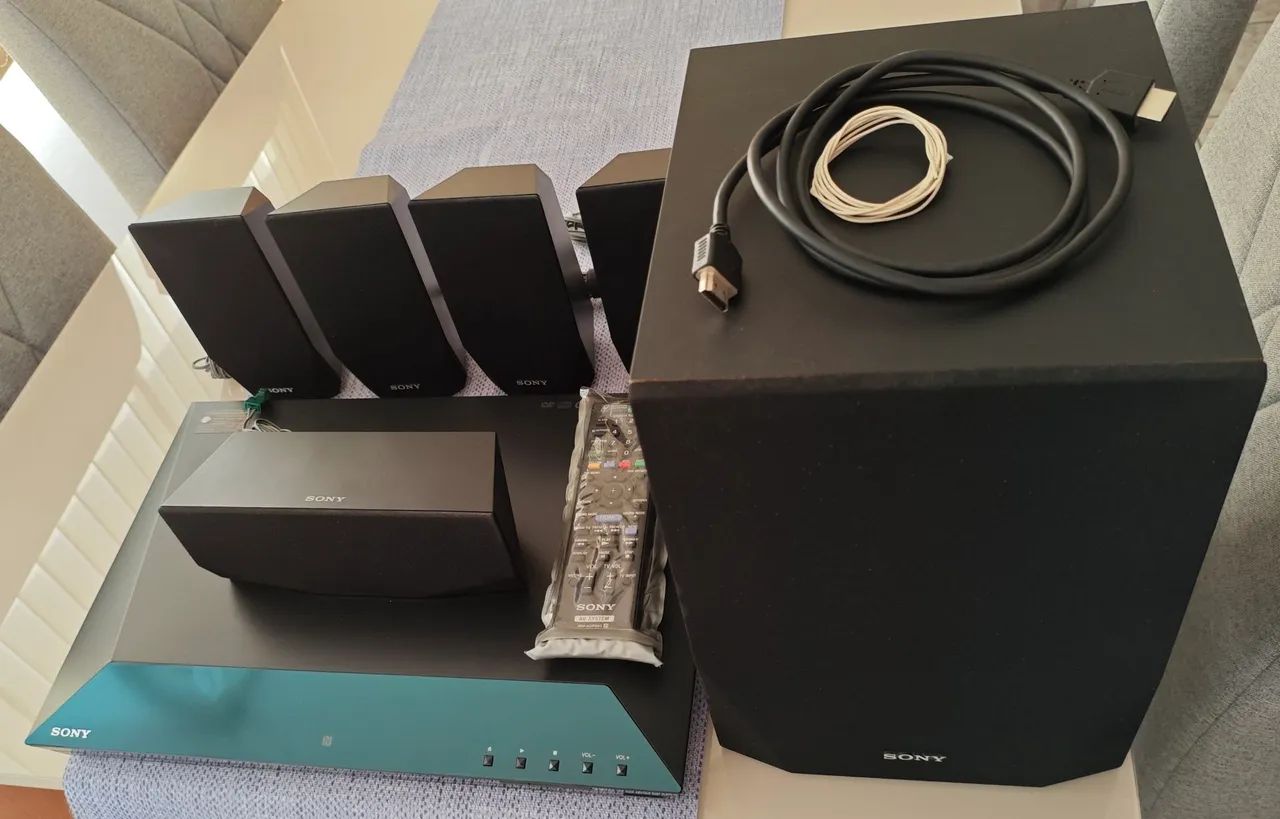 Home Theater Sony 5.1 Completo - BDV-E2100