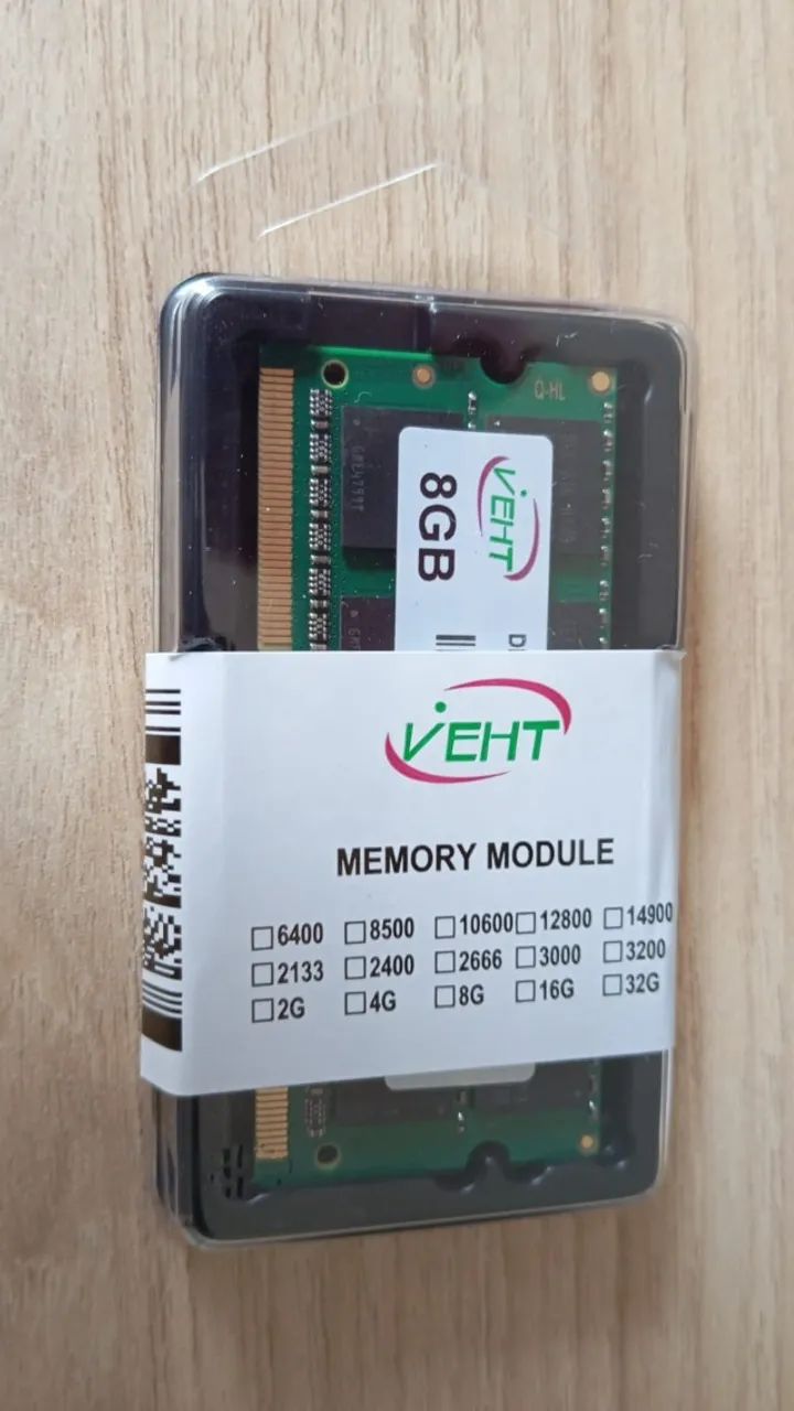 Memória para notebook ddr3 pcl3 8GB