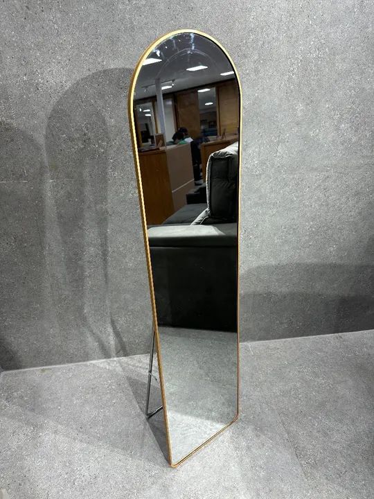 Espelho de Pé Oval Dourado (NOVO) - Foto 3