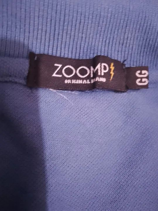 Polo Masculina Azul marca ZOOMP G  - Foto 2