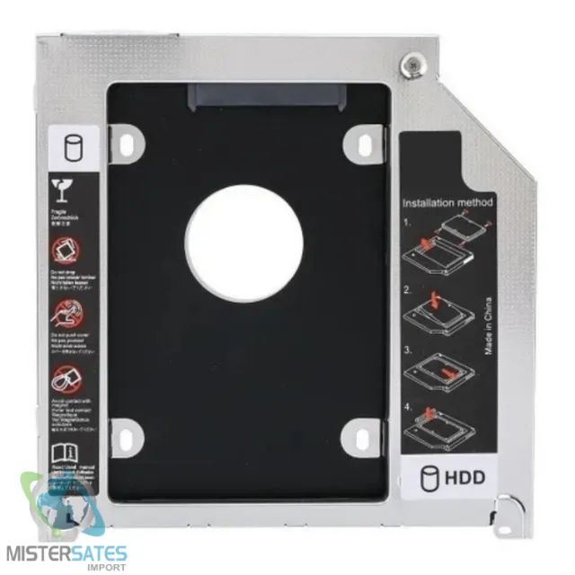 Adaptador Caddy 12.7mm Case Hd Ou Ssd 2.5´ Exbom - COD 1107 - Foto 4