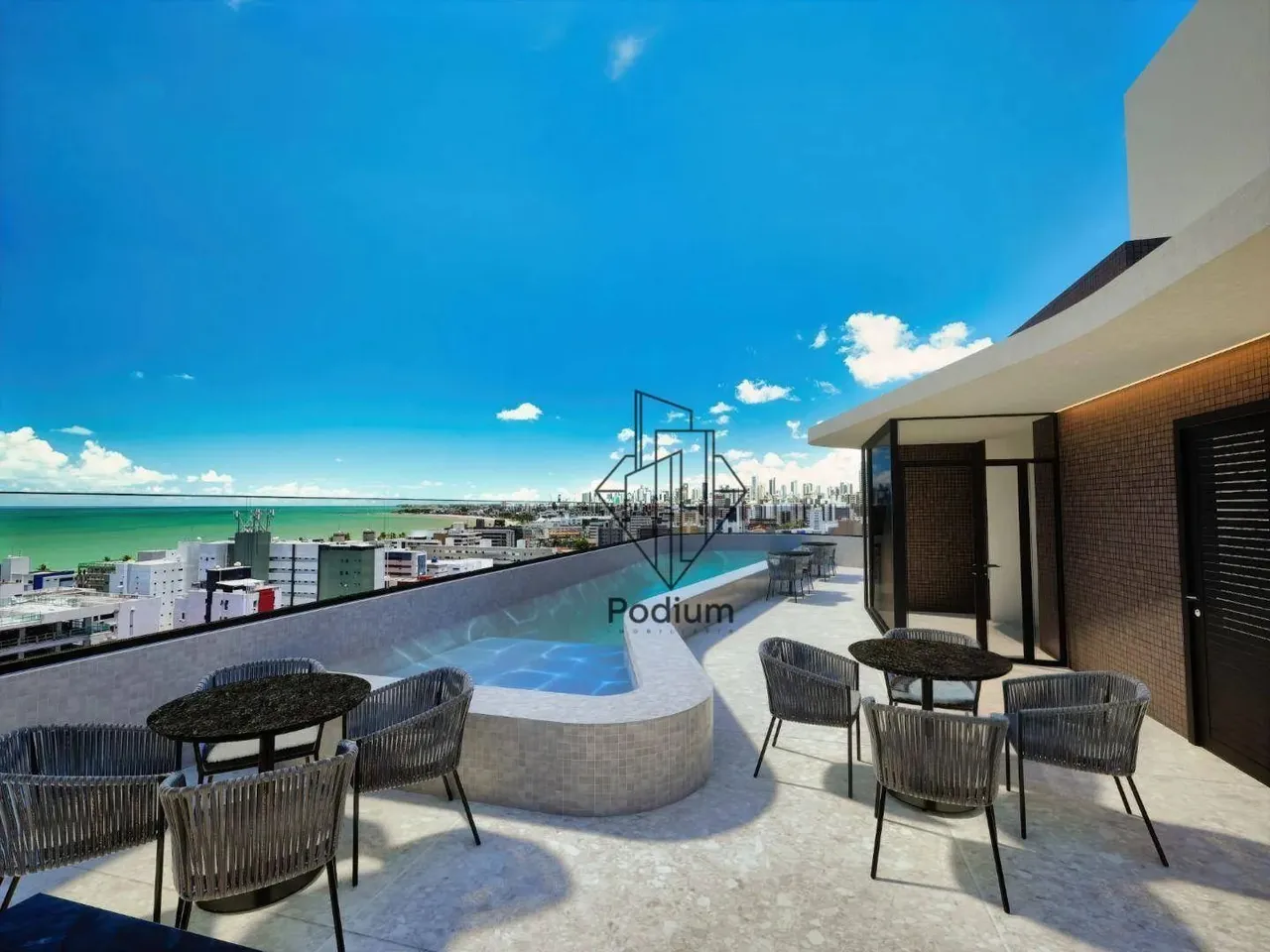 Flats com 2 quartos sendo 1 suíte à 234m da praia no bairro do Bessa / Jardim Oceania - FL