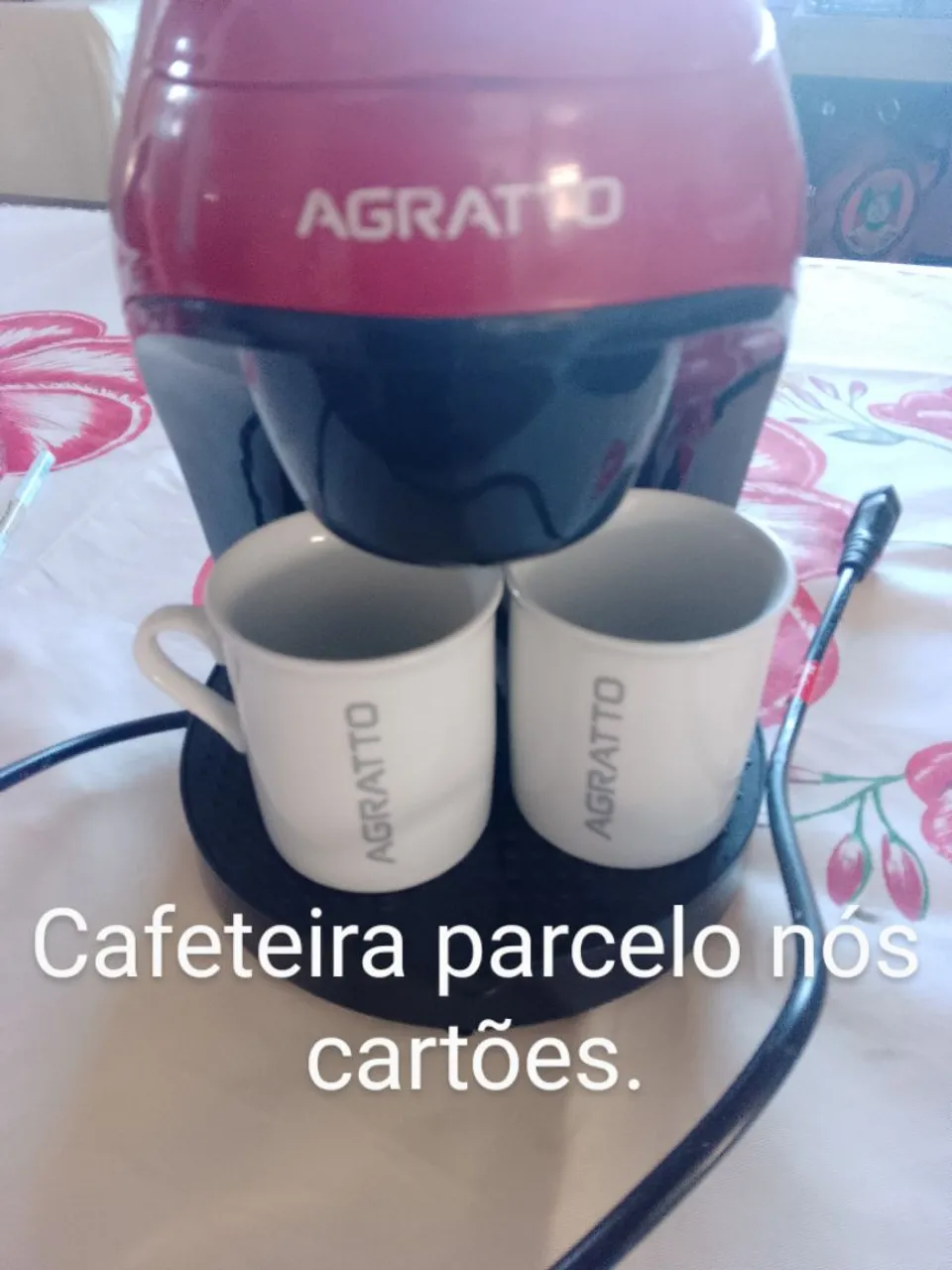 Cafeteira Elétrica Agratto - Parcelo no cartão!