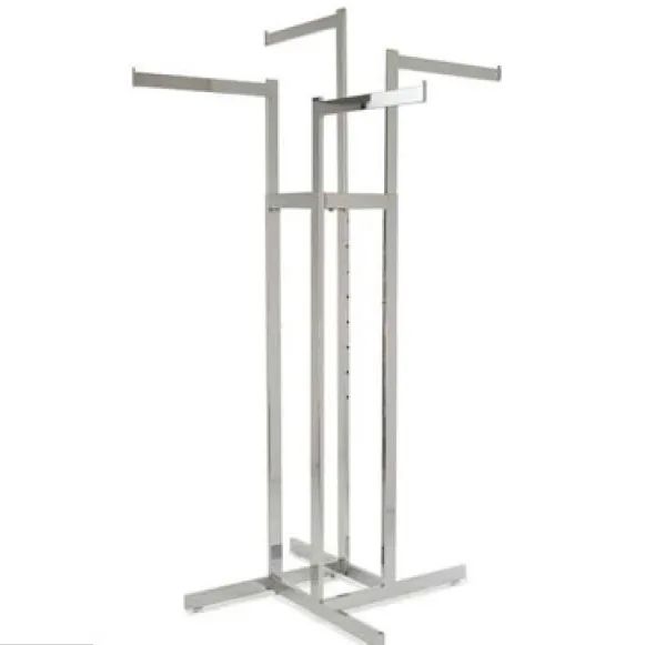 Arara para Roupas 360° Cromada 4 braçoso