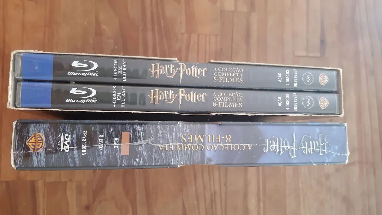 BLUE RAY E DVD NOVOS HARRY POTTER coletânea completa com 8 unidades.  - Foto 4