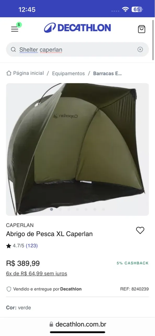 Abrigo de pesca Grande 