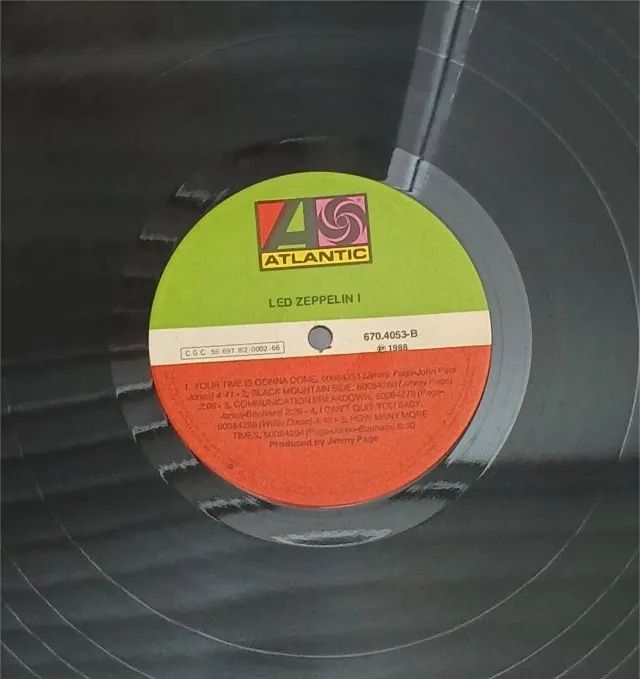 Lp Led Zeppelin 1988 - gravadora Atlantic - Foto 2