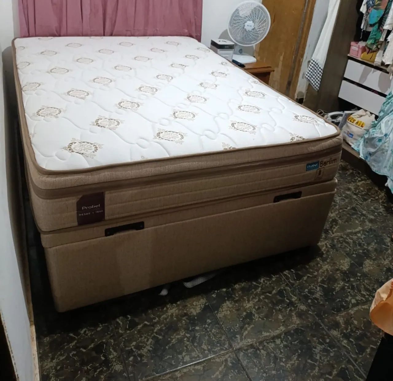 Cama box Berlim probel molas ensacadas baú  - Foto 2