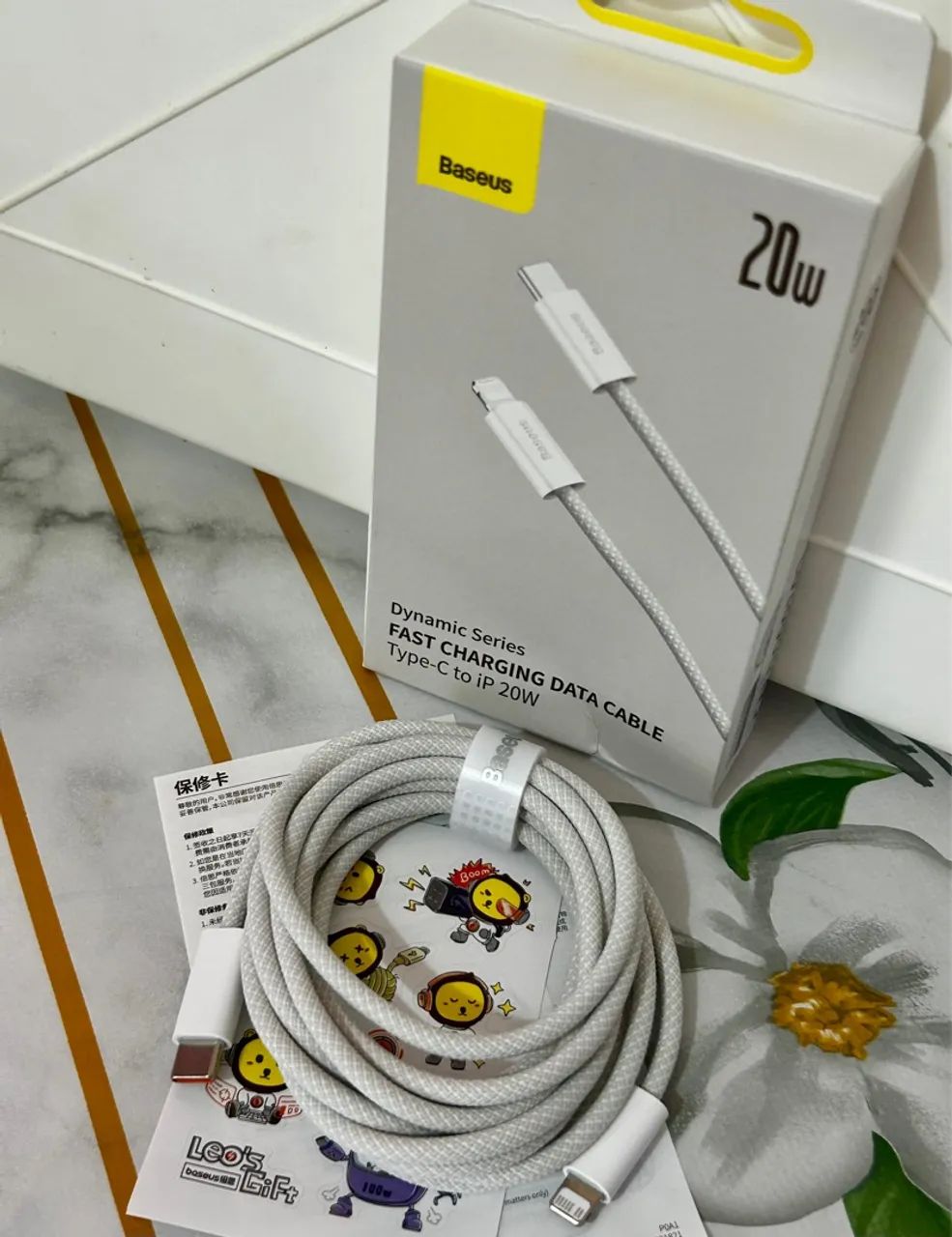 Cabo Baseus 20W 2 metros Type-C para Lightning - Novo - Foto 2