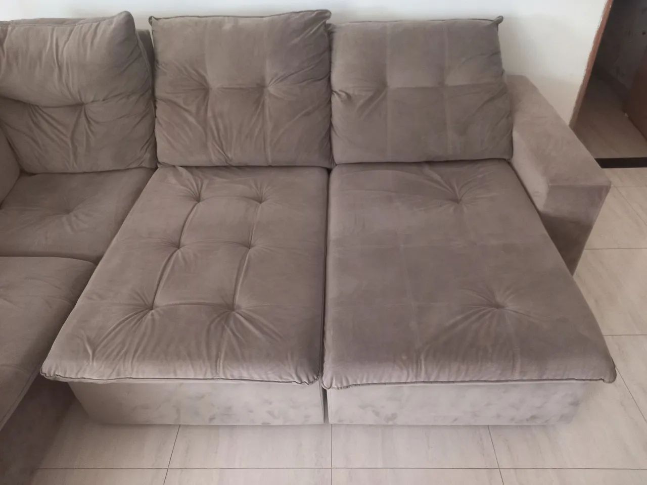 Sofá de canto retrátil 8 lugares64961604337538125