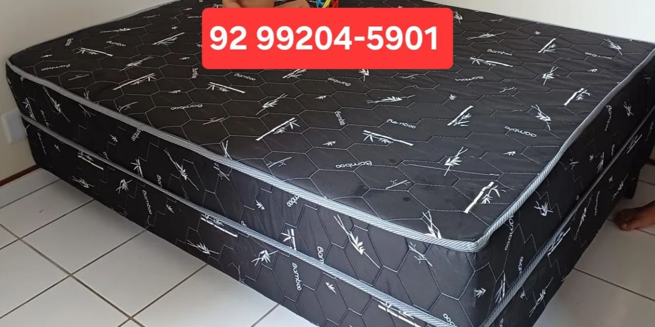 Cama de casal semi ortopédica novas 