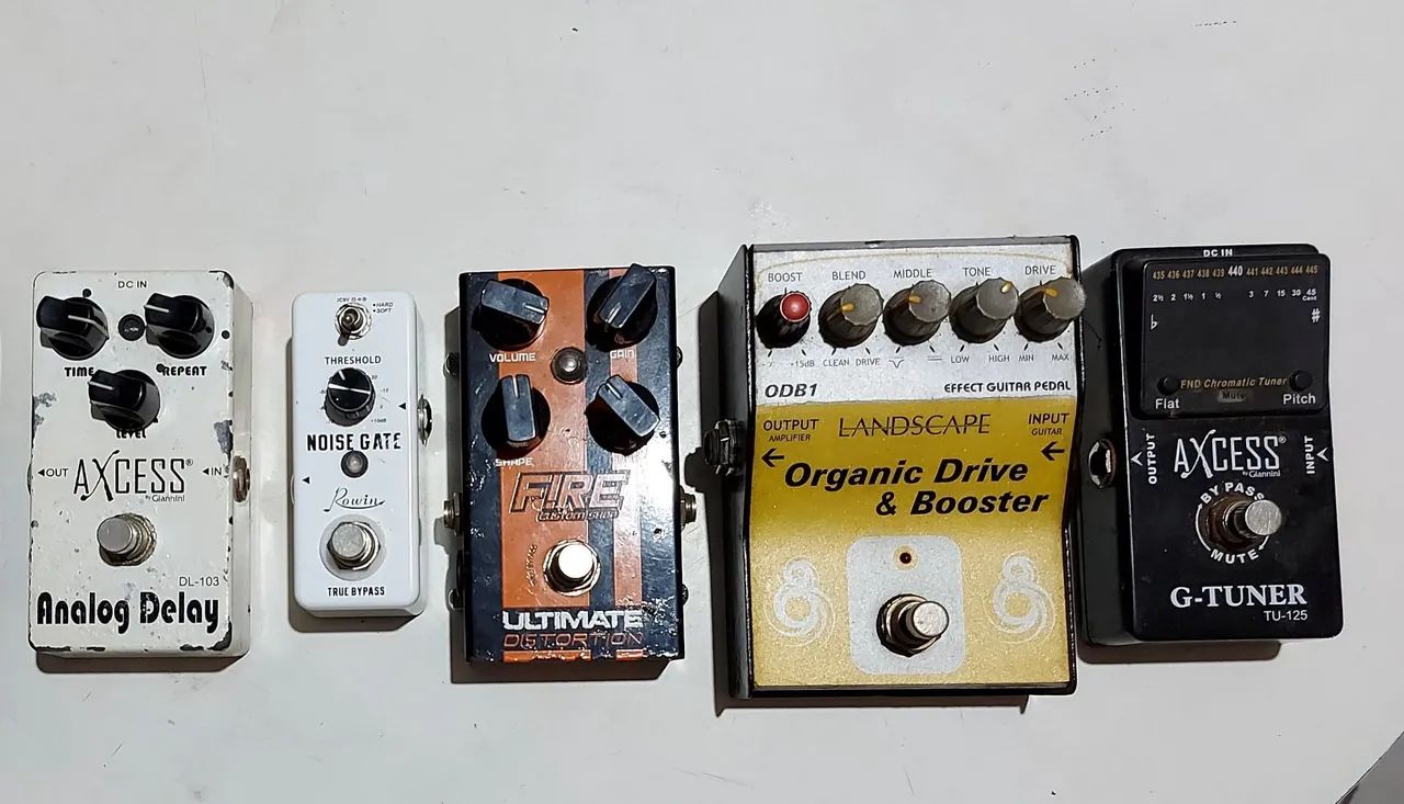 Pedais para Guitarra