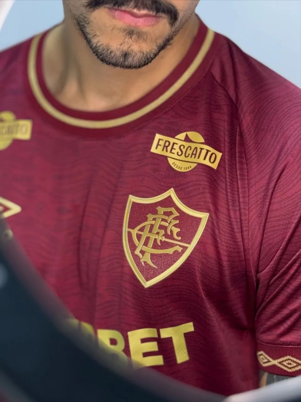 Camisa Grená Fluminense 25/26 Qualidade - Foto 3