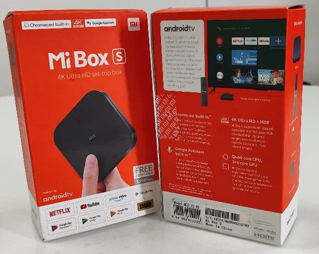 Mi Box S 4K - A Melhor Android TV - Original Xiaomi (últimas unidades)