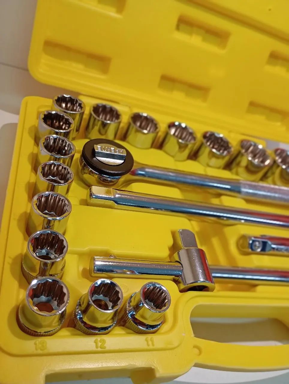 Jogo De Chave Catraca Reversível de 1/2 polegadas com 22 Peças! - Foto 4