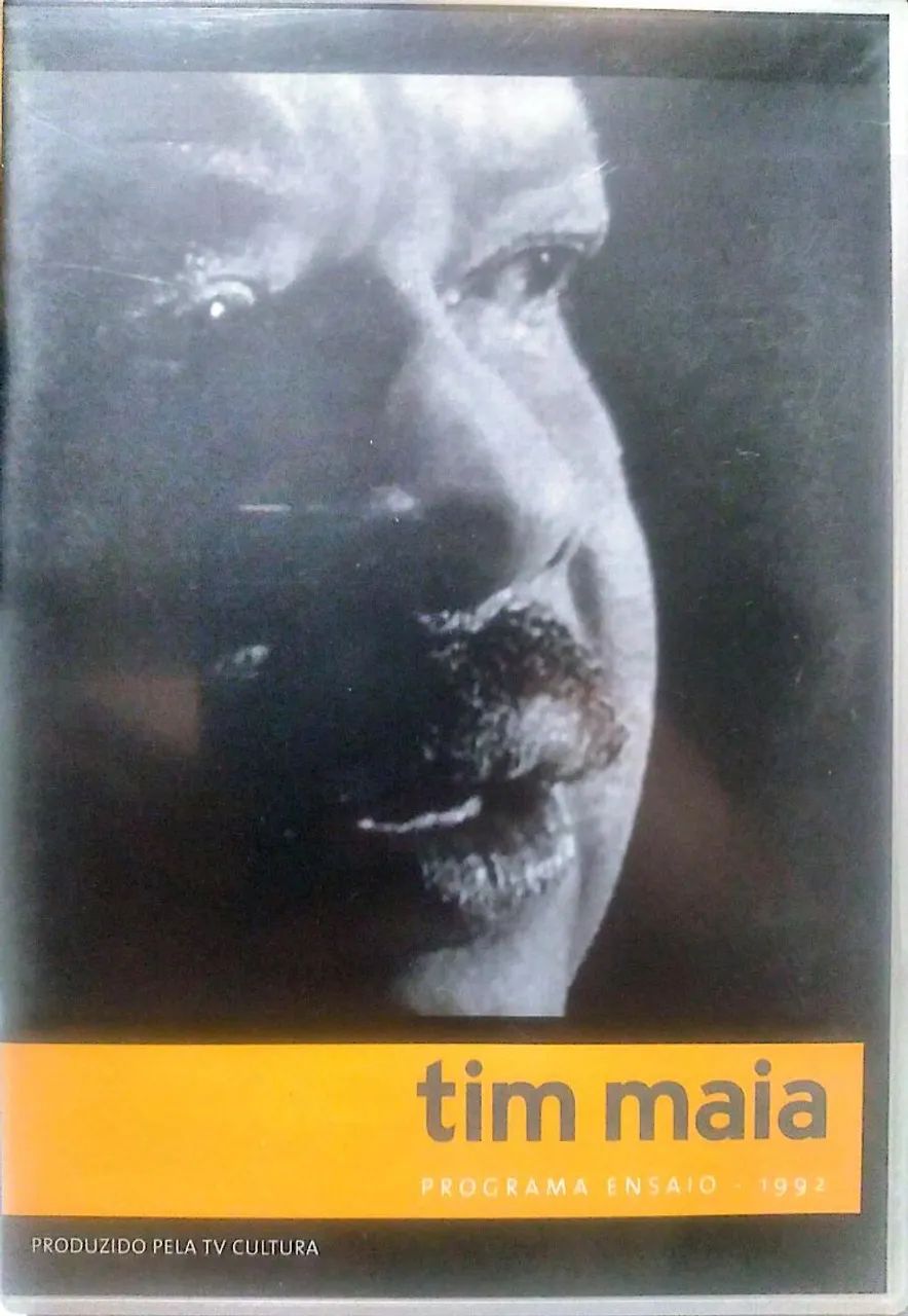 DVD  do programa "Ensaio" da TV Cultura, com o cantor Tim Maia 