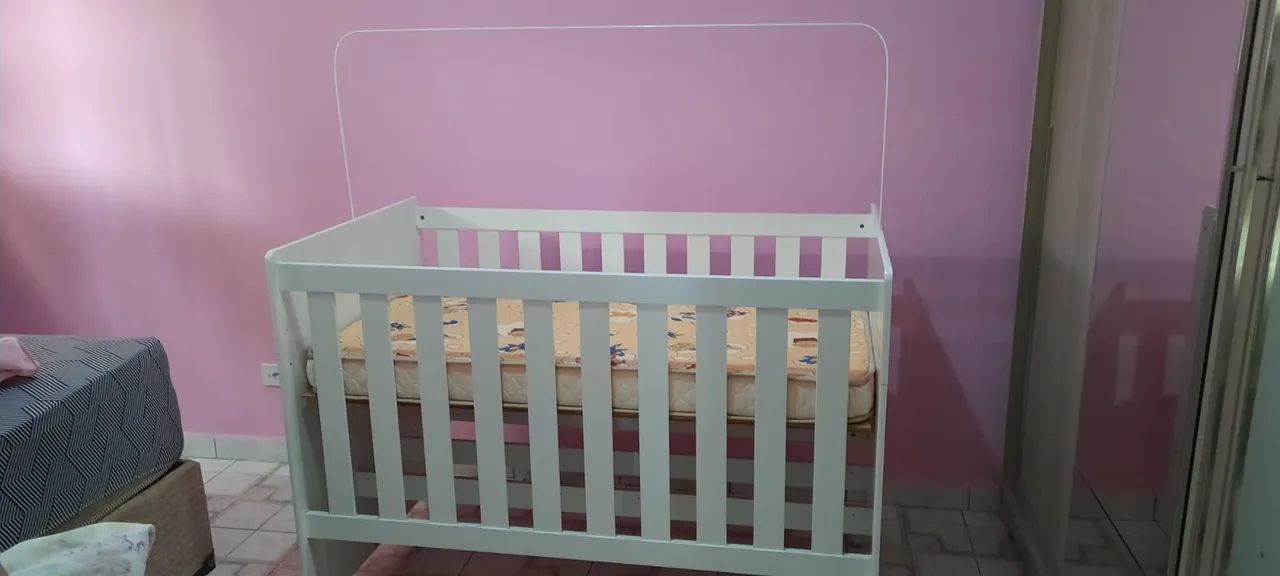 Berço de Bebê Branco
