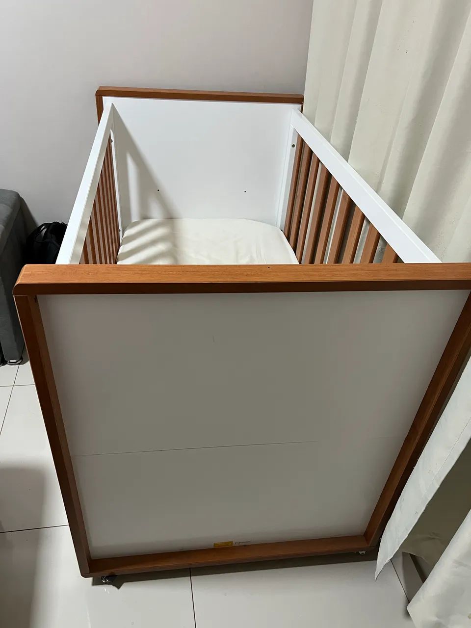 Berço Americano Tutto Freijó Off White - Matic - Foto 2