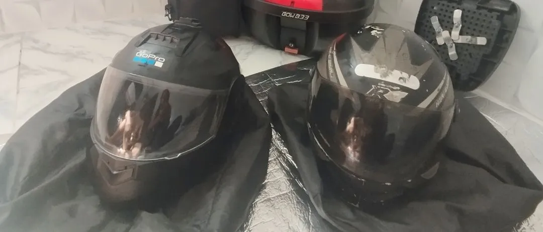 Capacetes para moto com viseira