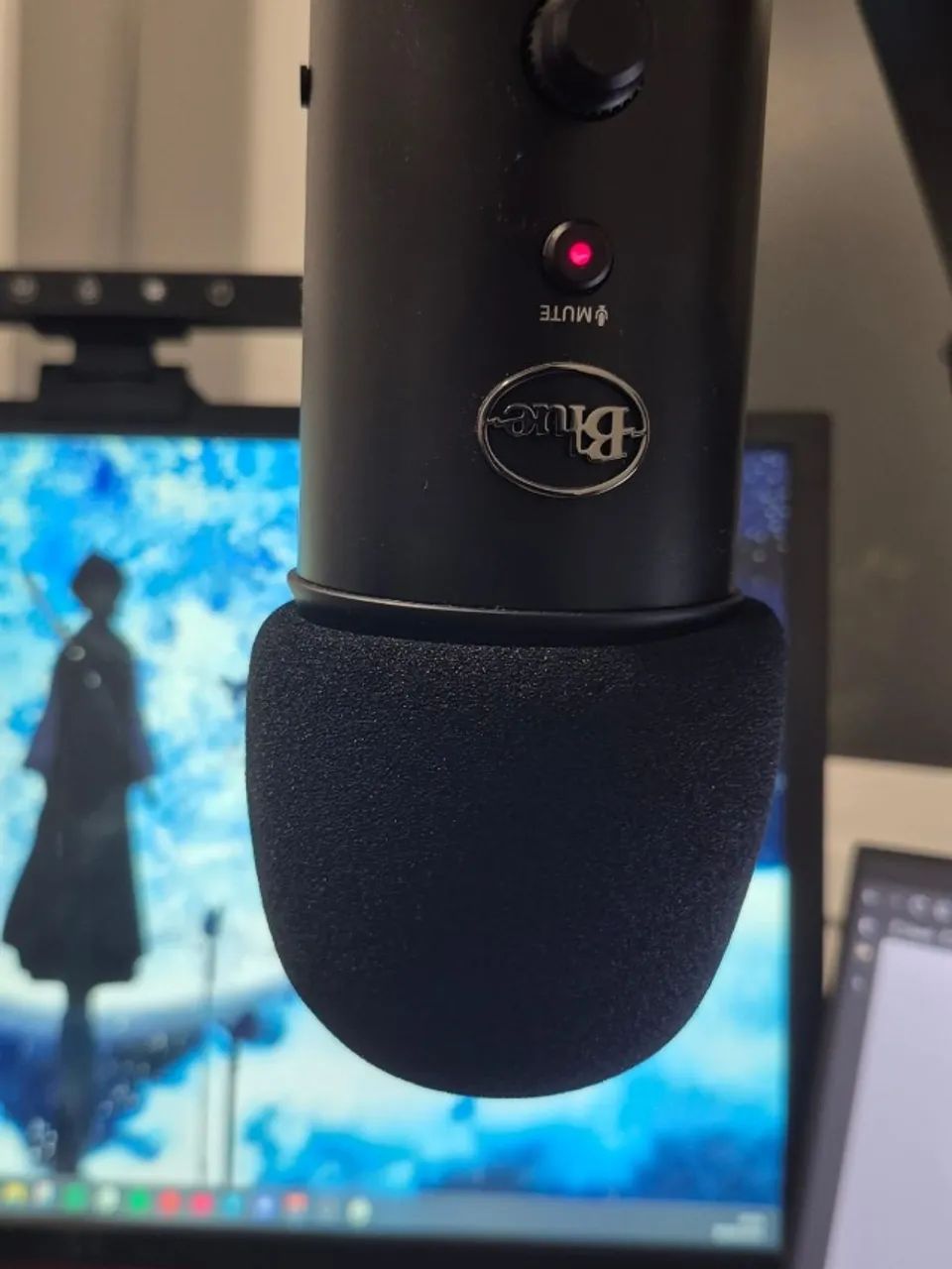 Pop Filter Espuma Microfone Blue Yeti - Foto 3
