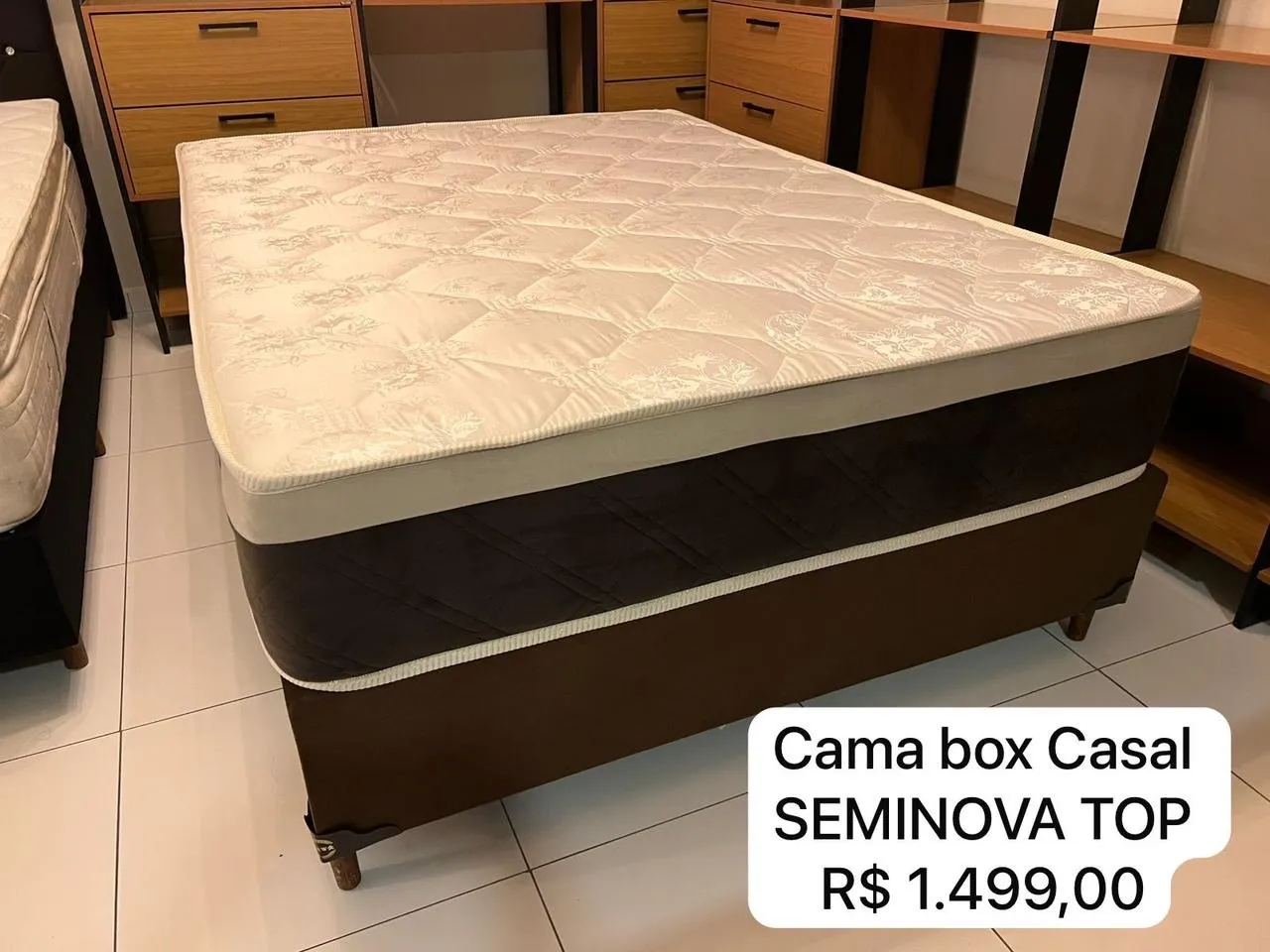 Cama Box Casal Seminova Top