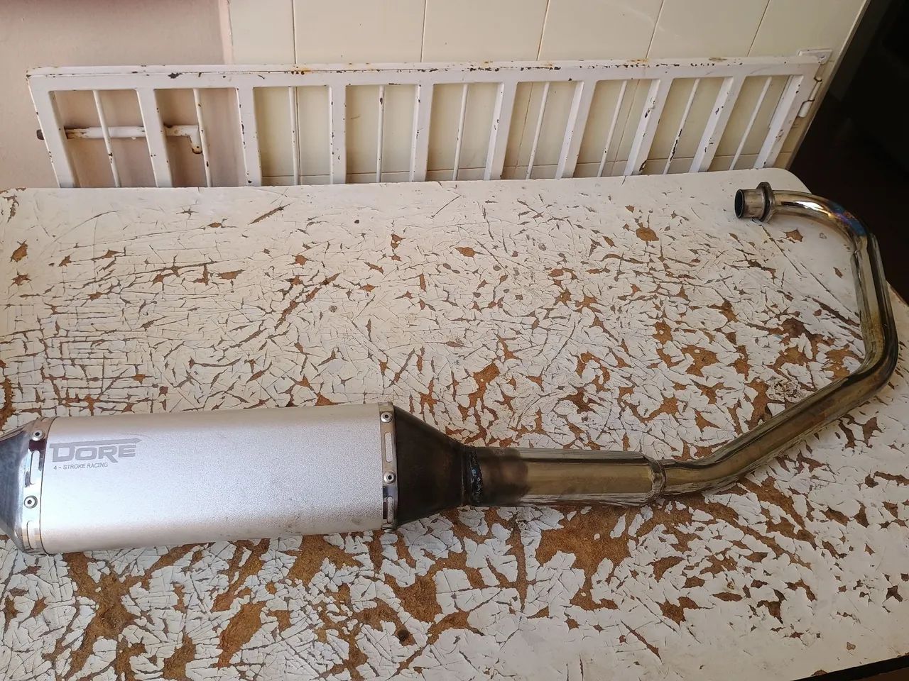 Escapamento dore CBX Strada 200  - Foto 2