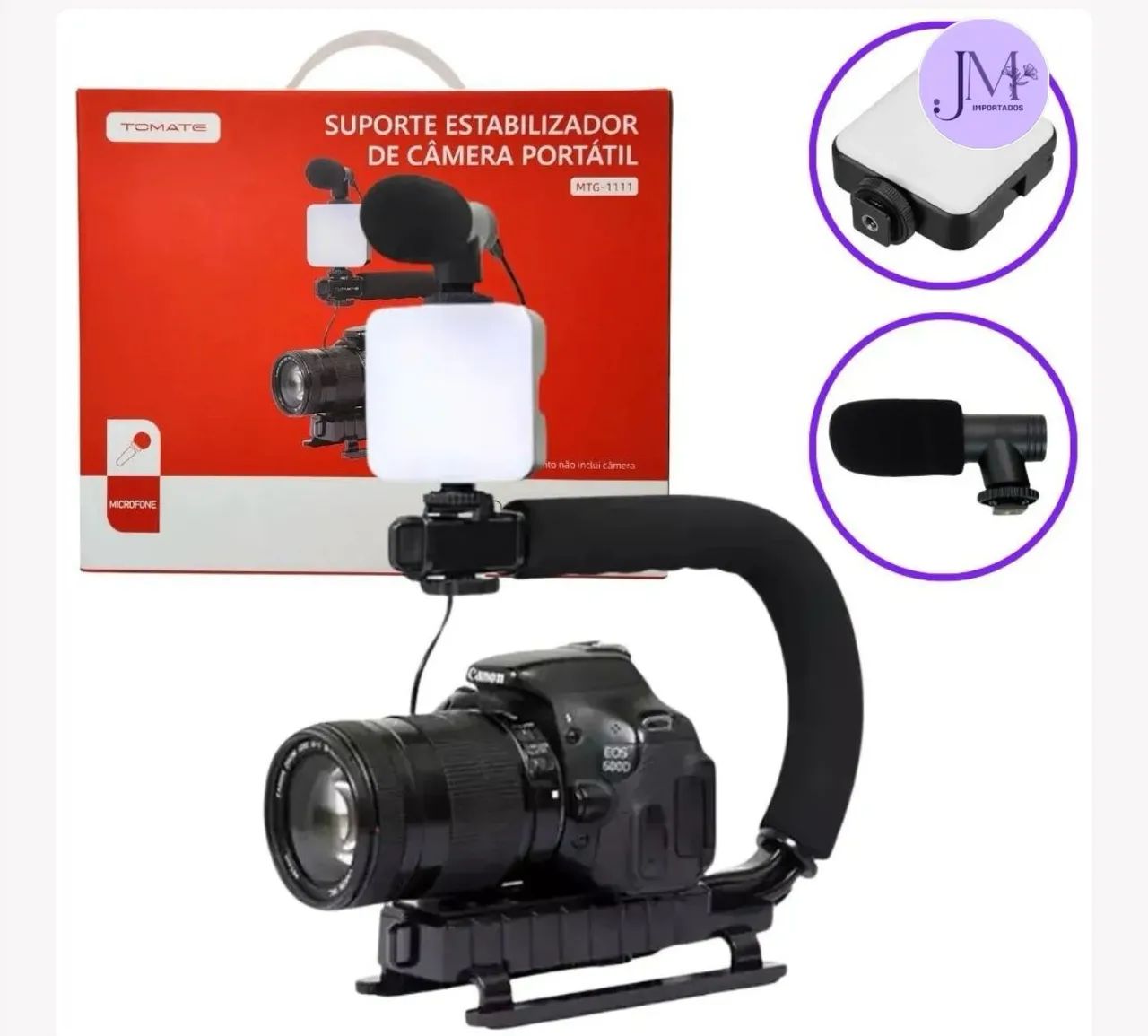 Suporte estabilizador de câmera portátil - Novos - Foto 3