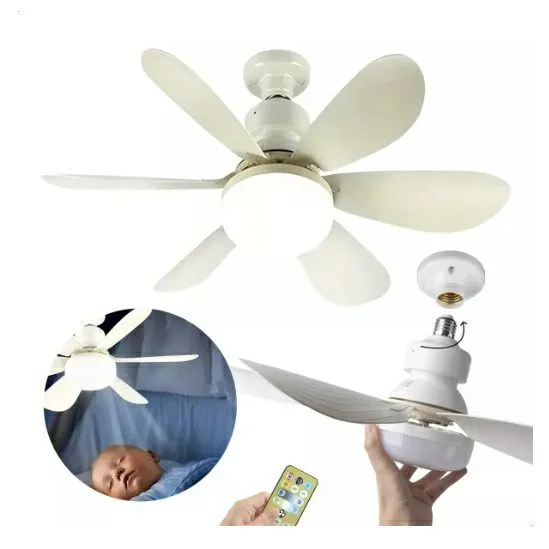 Ventilador de Teto Inteligente com Controle e lâmpada!Remoto