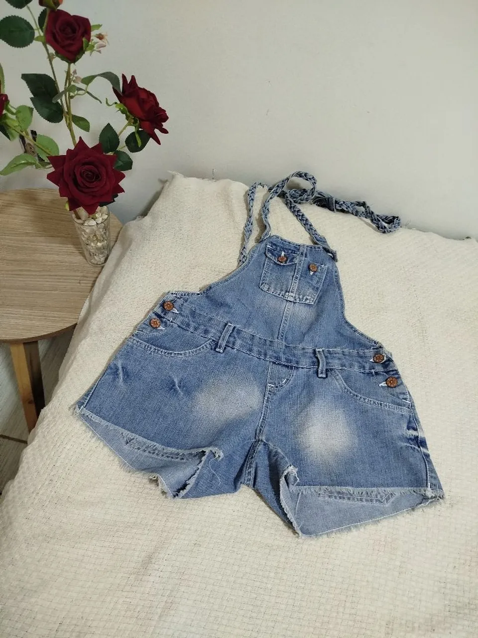 Macacão Jeans Curto - Conforto e Estilo!