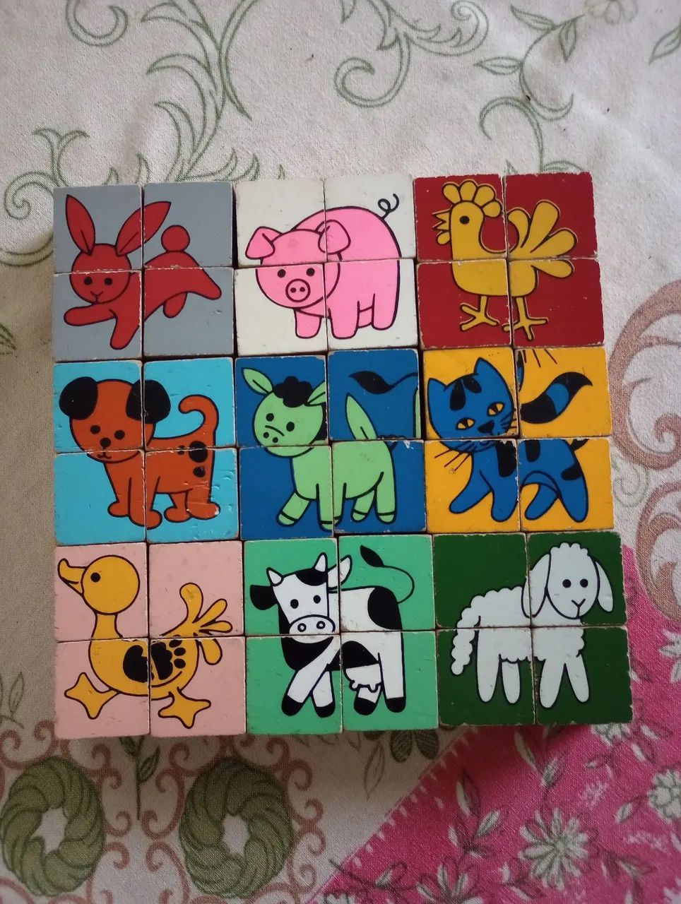 Jogo anos 70 animais