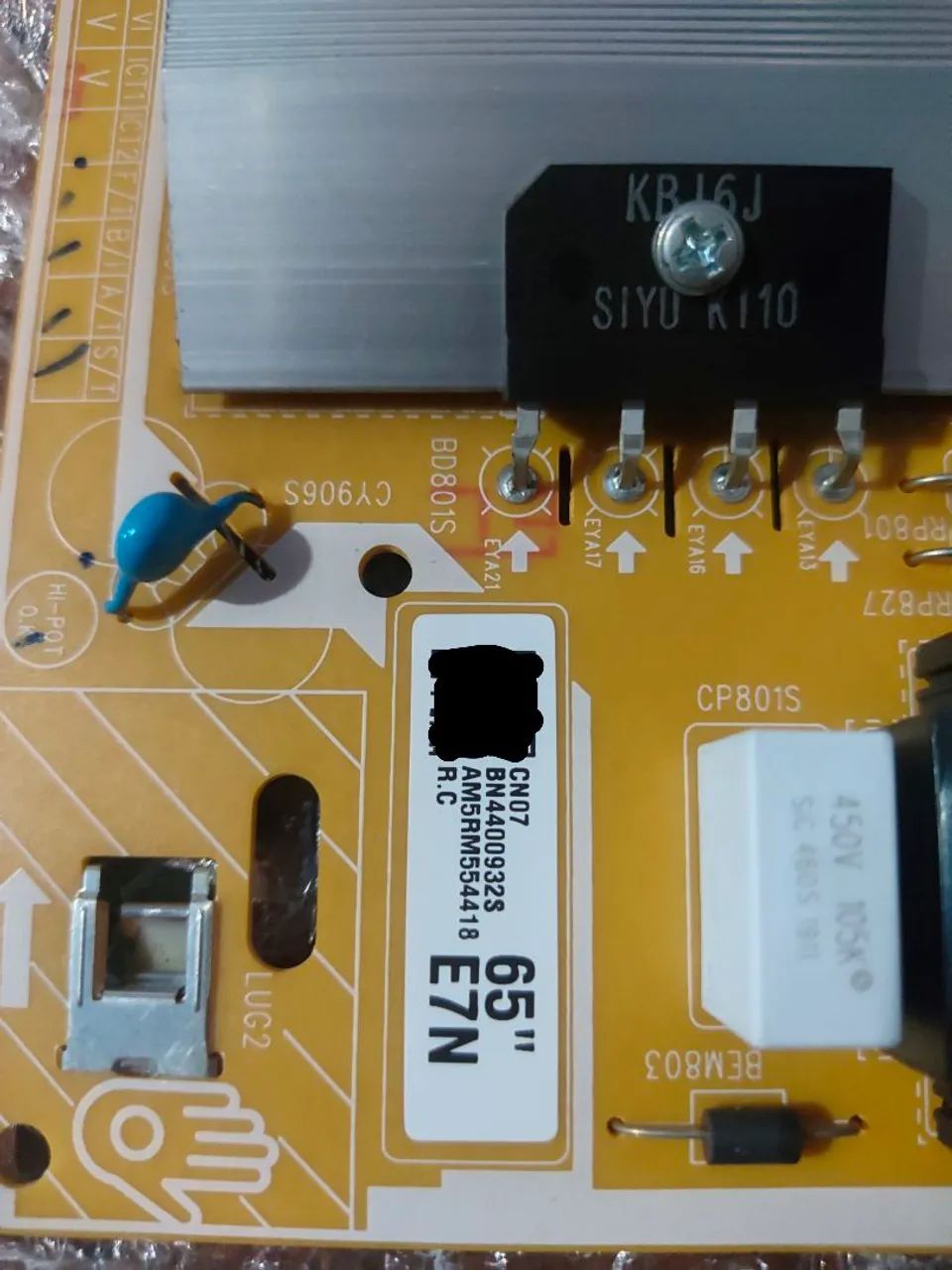 Placa Fonte Samsung Un65nu7100 Un75nu7100 Un65nu7100g 4k - Foto 4