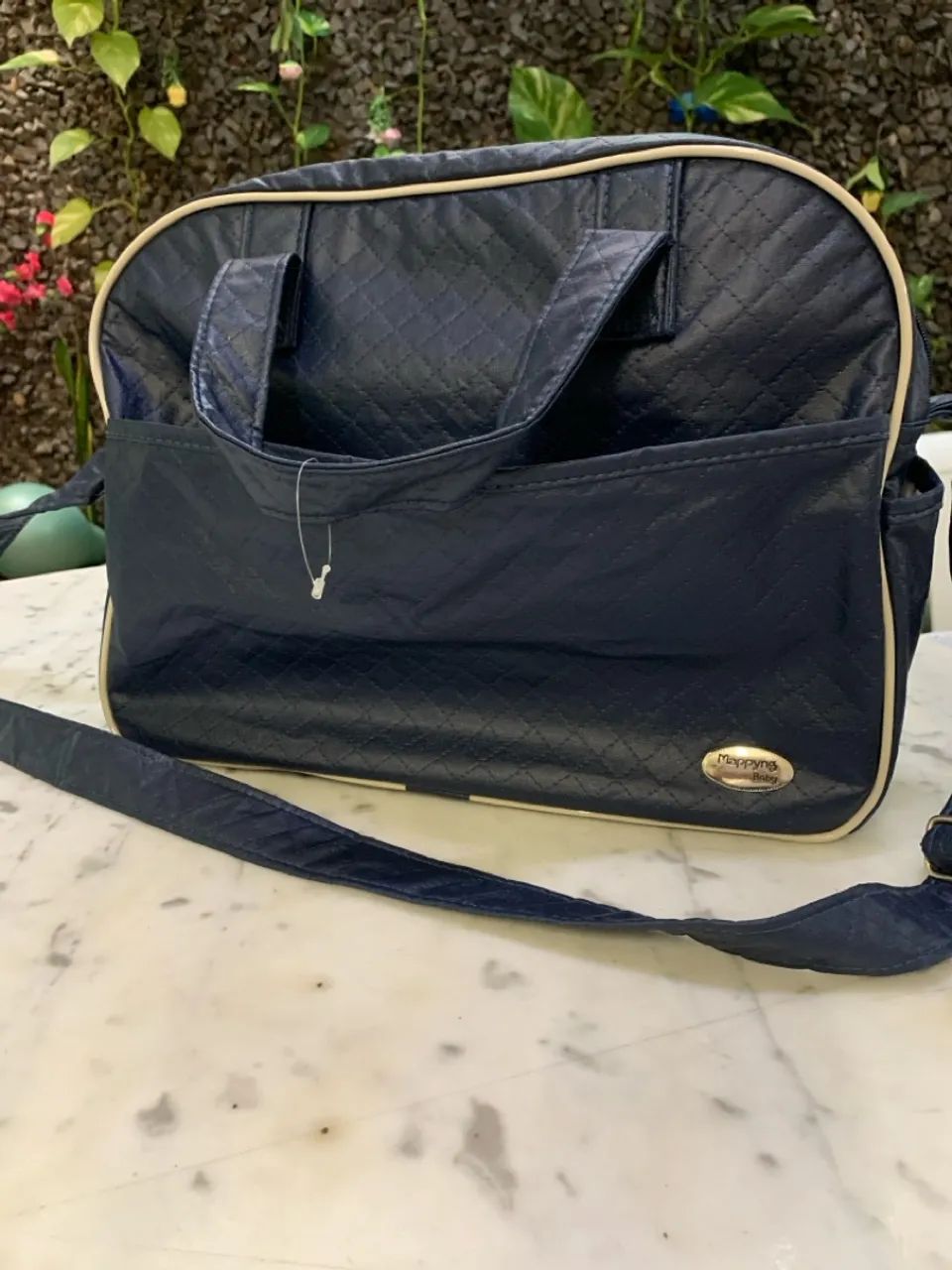Bolsa maternidade azul