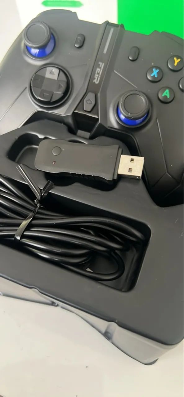 Controle Gamer Feir Sem Fio 2.4Ghz Pc Xbox One - Foto 5