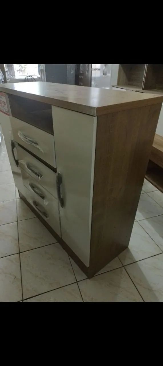 CÔMODA 4 GAVETAS 2 PORTAS - Foto 3