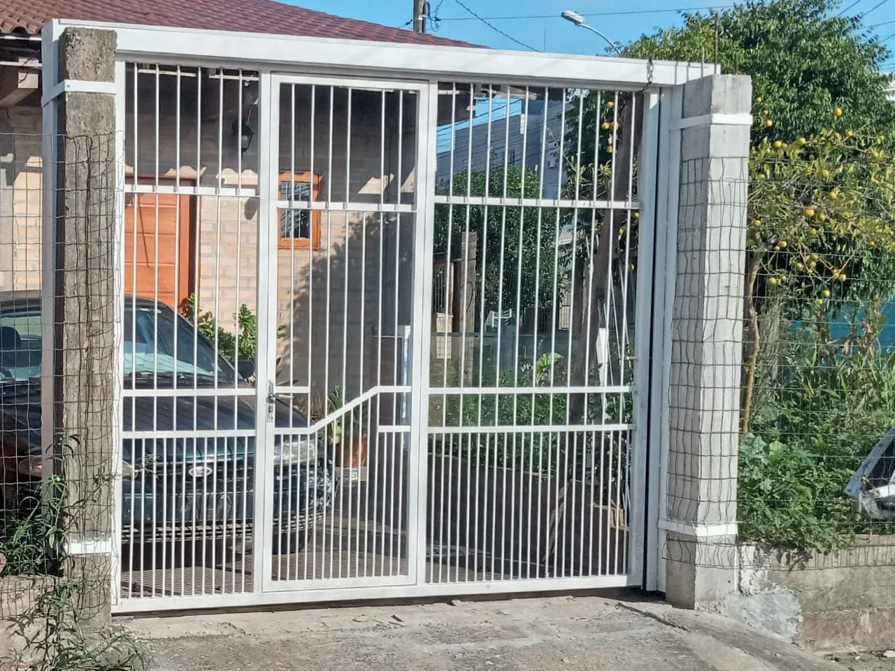 Barbada Portão de contra peso
