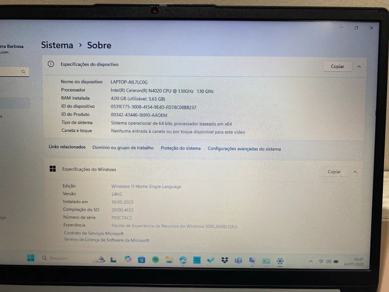 Notebook Lenovo  - Foto 2