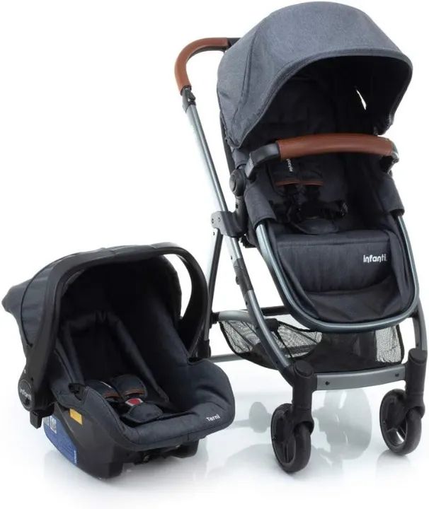 CARRINHO BEBE COMPLETO COM BEBE CONFORTO INFANTI - TRAVEL SYSTEM EPIC LITE TRIO