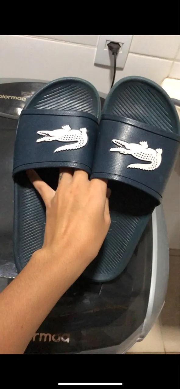 Sandália Lacoste Azul - Original