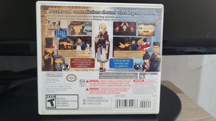 Professor Layton vs Phoenix Wright - Nintendo 3DS - Foto 3