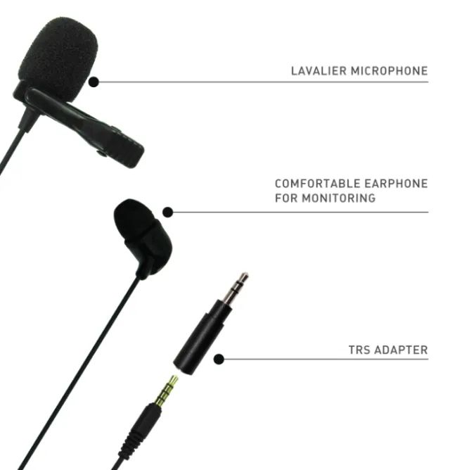 Microfone Lapela Com Fone Ouvido Jbl CSLM20 Original c/ Cabo 2m Celular Cor Preto - Foto 5