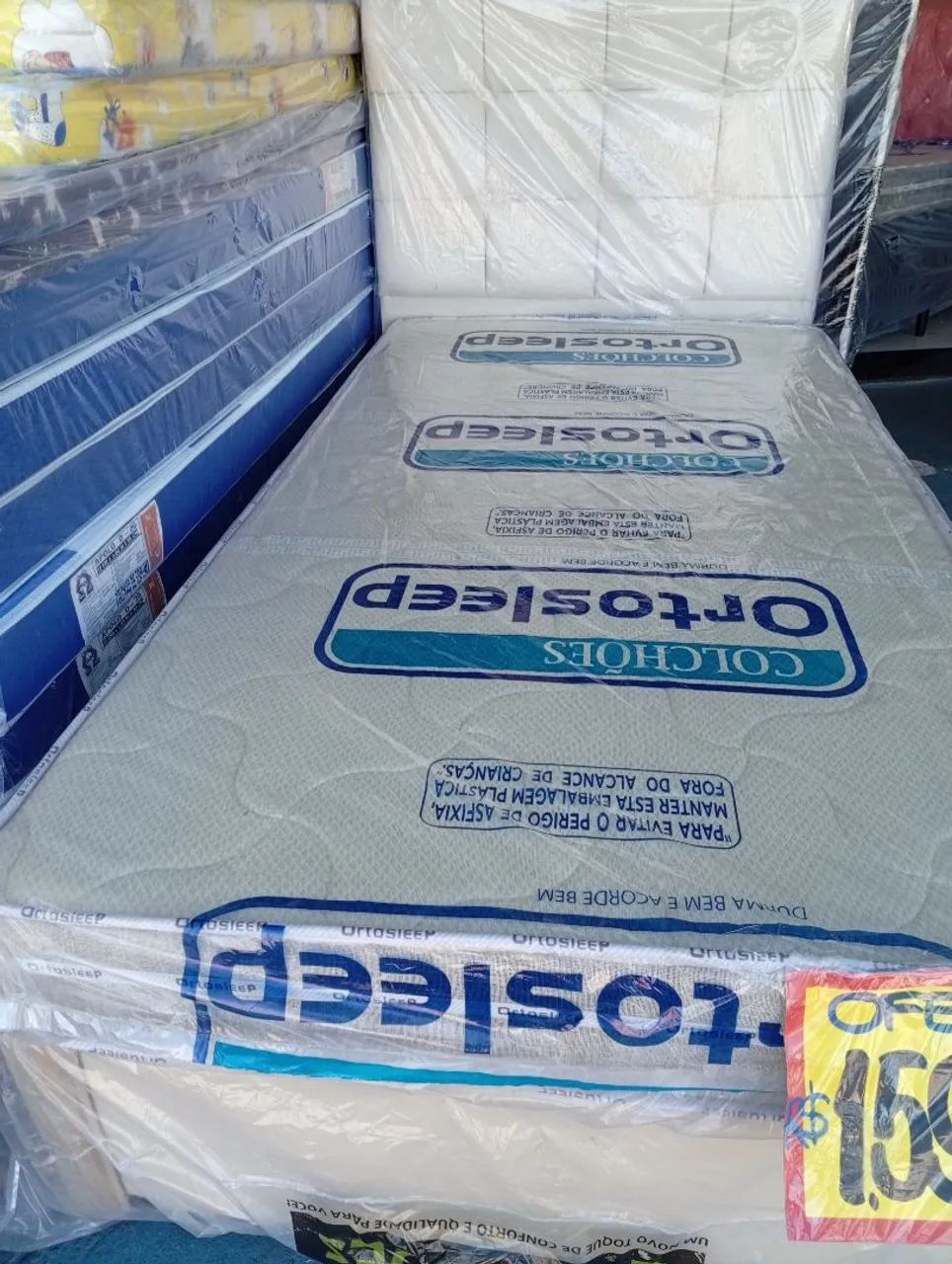 Colchão Ortosleep Solteiro com Cabeceira