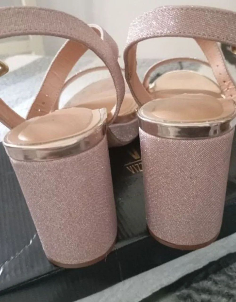 Sandália Vizzano Rosé com Glitter - Foto 3