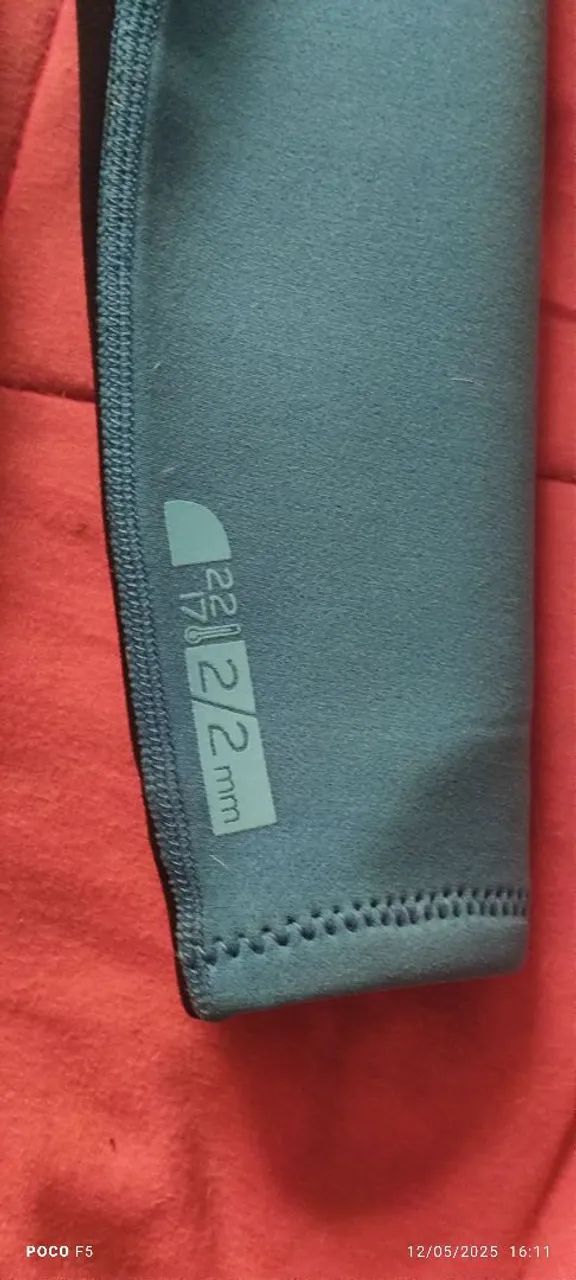 Macacão de neoprene para Surf 2.2 mm Tamanho M da Decathlon  - Foto 3