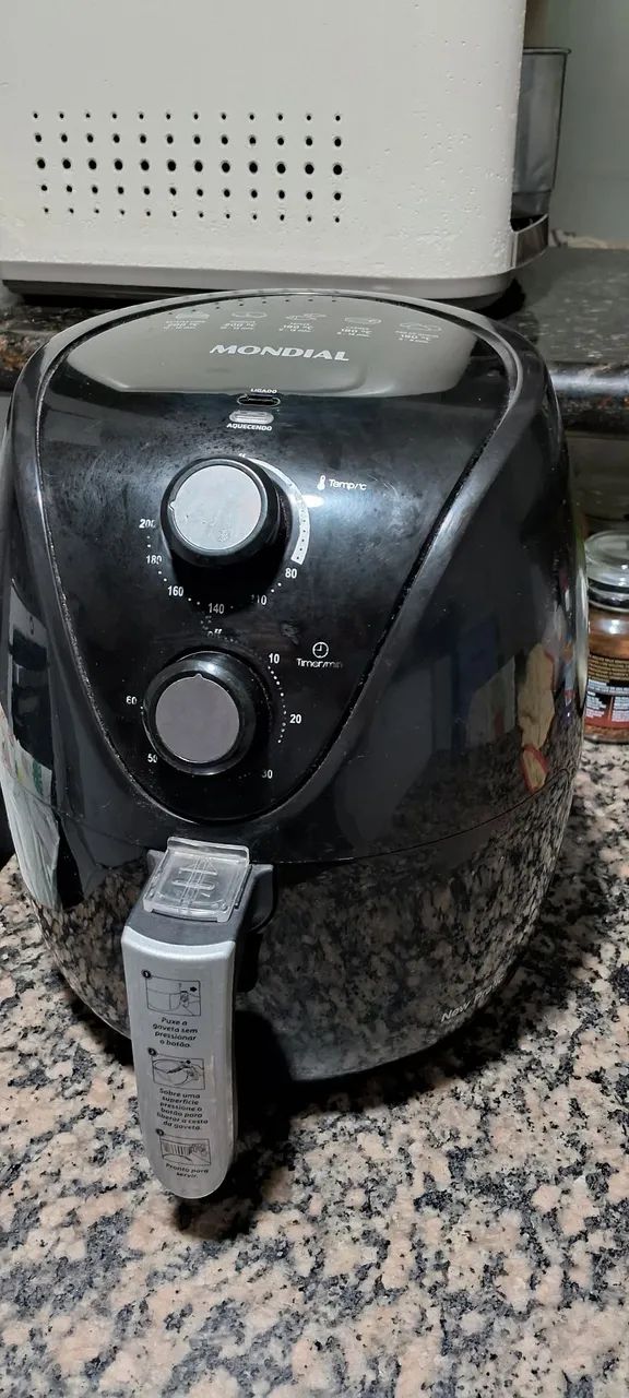 Fritadeira Elétrica AirFryer Mondial New Pratic 3,5 litros - Foto 5