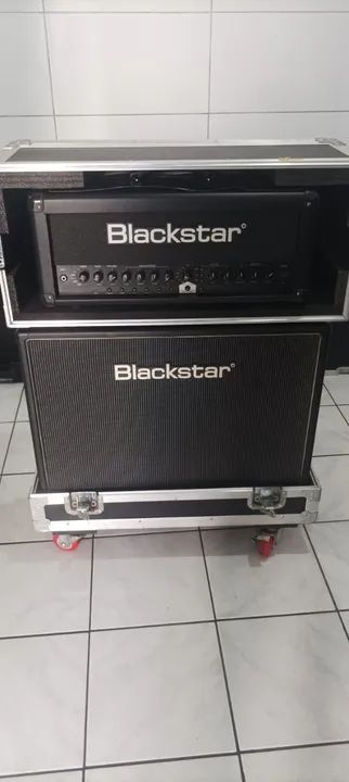 Kit ampler para guitarra BLACKSTAR incluindo pedal e case,nunca usado - Foto 3