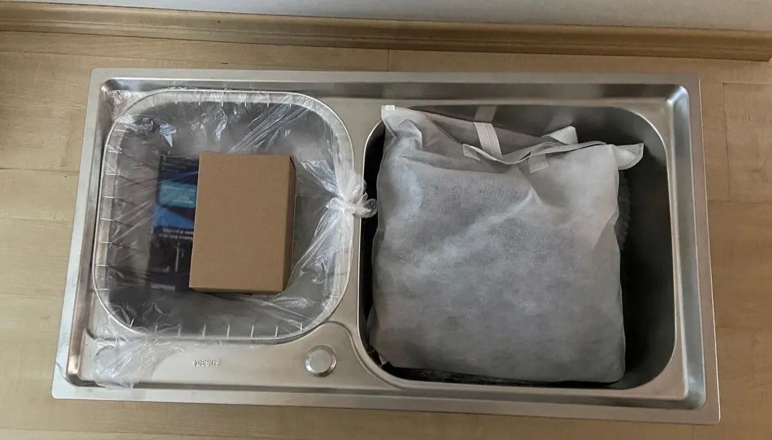 Cuba Dupla Cozinha em Inox com Acessórios - Foto 2