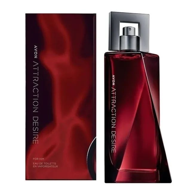 Perfume Attraction Desire Deo Colônia  para Ele 75 ml - Avon (Novo Lacrado)