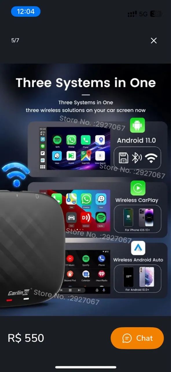 Dispositivo de Streaming Carlinkit mini - Foto 3